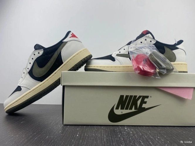 Rep TBK Olive Air Scott WMNS Jordan Travis x 1 Low OG DZ4137-106 0811